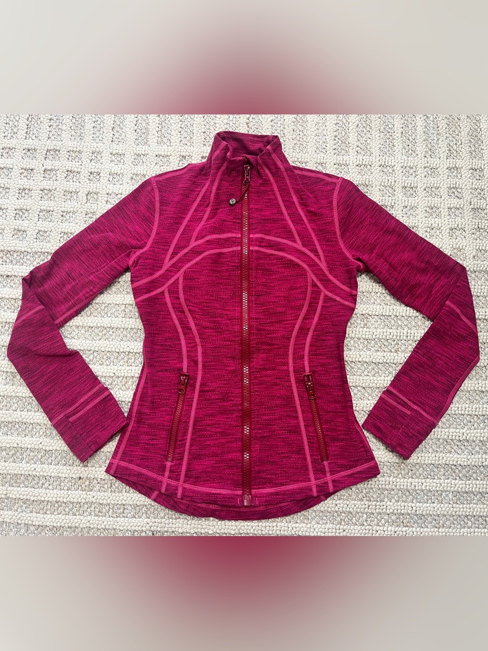 Lululemon Define Jacket in pink size 4